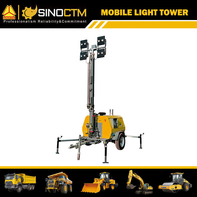 MOBILE LIGHT TOWER 4VA4000 7m 1000w*4