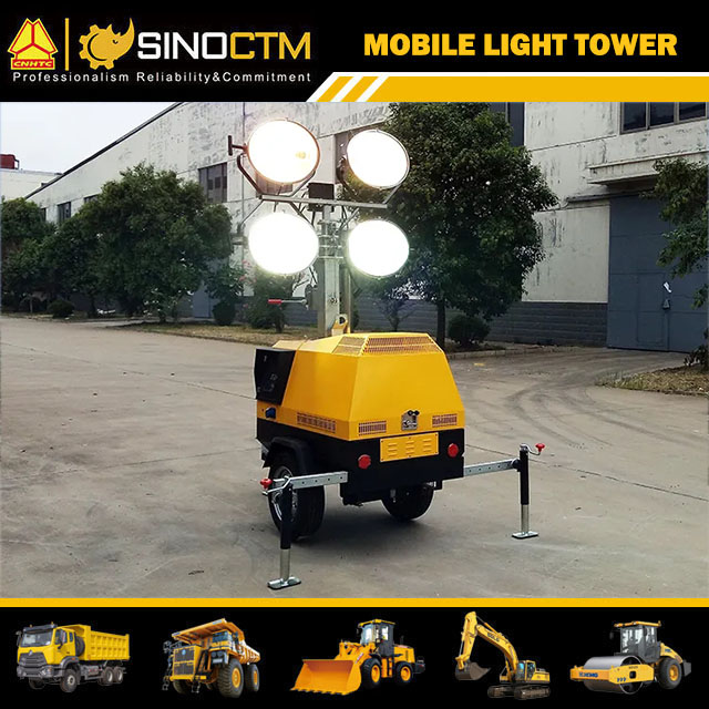 MOBILE LIGHT TOWER 4VA4000 7m 1000w*4