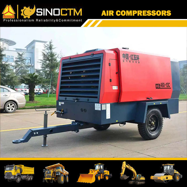 Single Stage Diesel Screw Air Compressors pressure: 1.2-1.8 Mpa