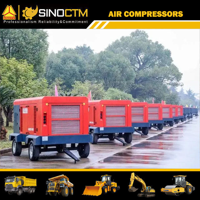 Single Stage Diesel Screw Air Compressors pressure: 1.2-1.8 Mpa