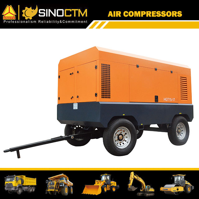 Single Stage Diesel Screw Air Compressors pressure: 1.2-1.8 Mpa