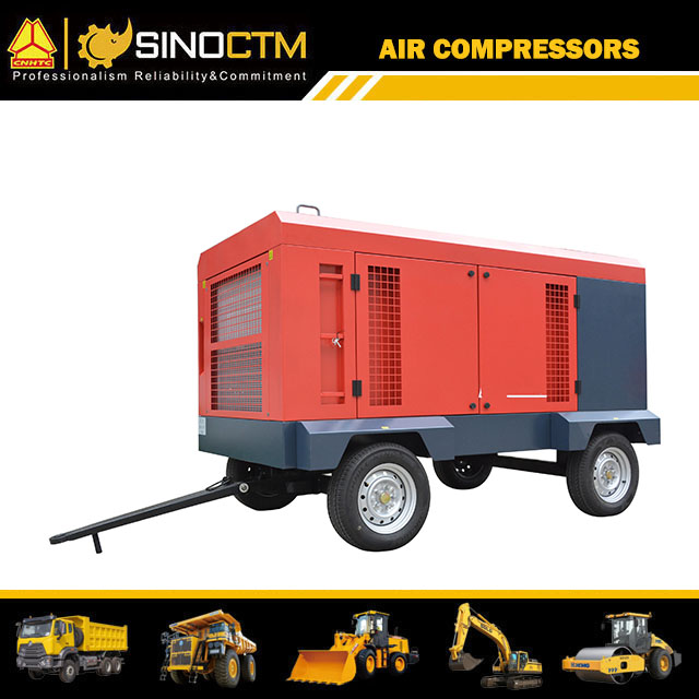 Single Stage Diesel Screw Air Compressors pressure: 1.2-1.8 Mpa