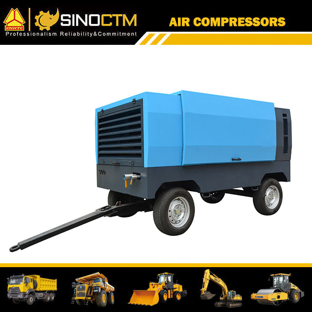 Double Stage Diesel Screw Air Compressrs Pressure: 1.3 - 3.0 MPa 