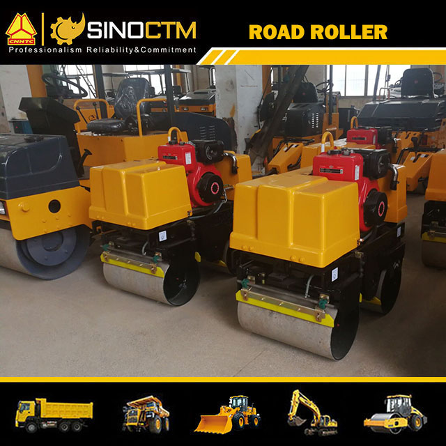 WALK BEHIND VIBRATORY ROLLER Operating Weight:800kg