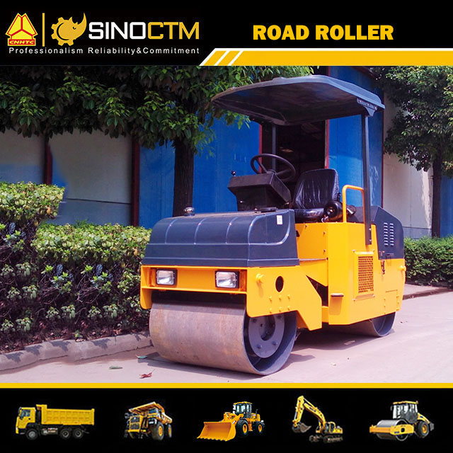 DOUBLE DRUM VIBRATORY ROLLER Operating Weight:1000kg
