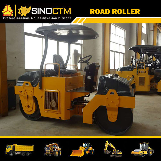 DOUBLE DRUM VIBRATORY ROLLER Operating Weight:1000kg