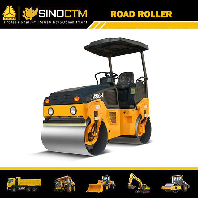 FULL HYDRAULIC DOUBLE DRUM VIBRATORY ROLLER ,Operating Weight:3000kg