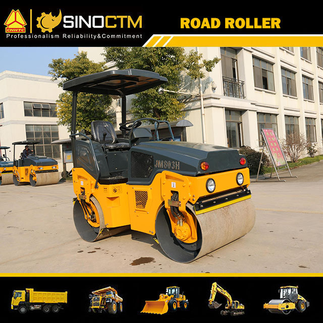 FULL HYDRAULIC TIRE COMBINED VIBRATORY ROLLER ,Operating Weight:3000kg