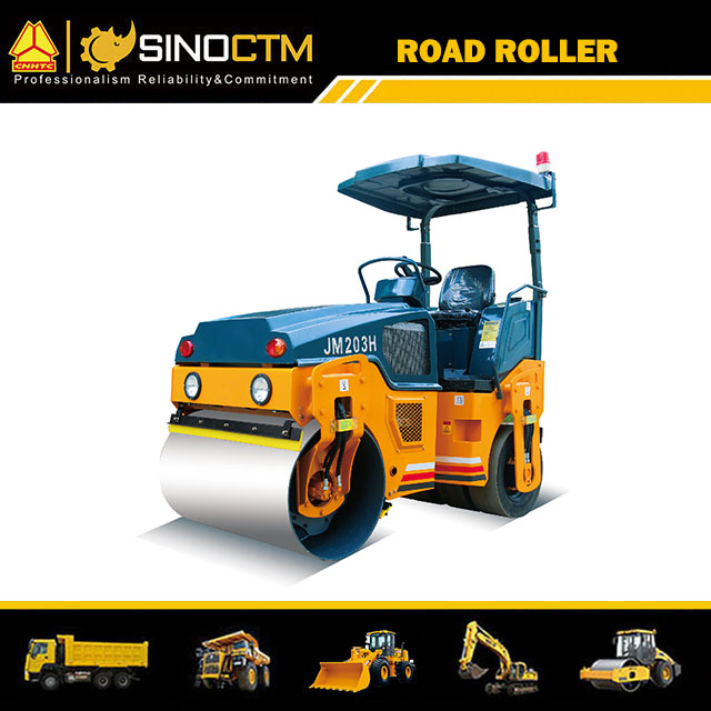FULL HYDRAULIC TIRE COMBINED VIBRATORY ROLLER ,Operating Weight:3000kg