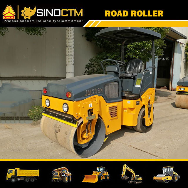 FULL HYDRAULIC TIRE COMBINED VIBRATORY ROLLER ,Operating Weight:3000kg