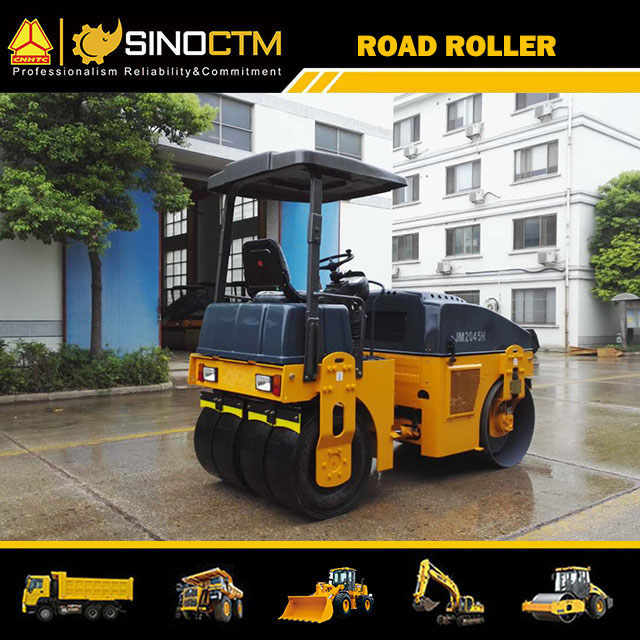 JM2045H FULL HYDRAULIC TIRE COMBINED VIBRATORY ROLLER,Operating Weight:4500kg