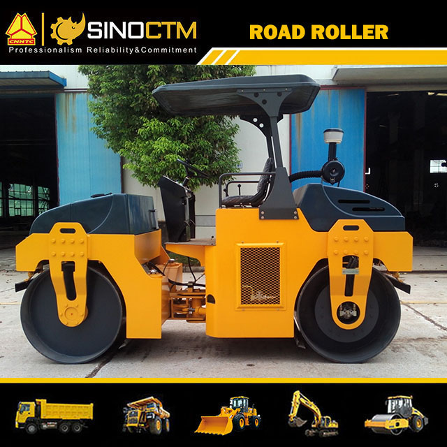 DOUBLE DRUM VIBRATORY ROLLER:Operating Weight:6000kg