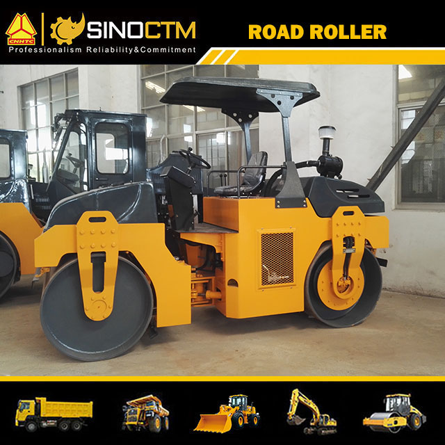 DOUBLE DRUM VIBRATORY ROLLER:Operating Weight:6000kg