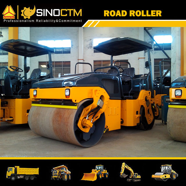 FULL HYDRAULIC TIRE COMBINED VIBRATORY ROLLER 6000kg