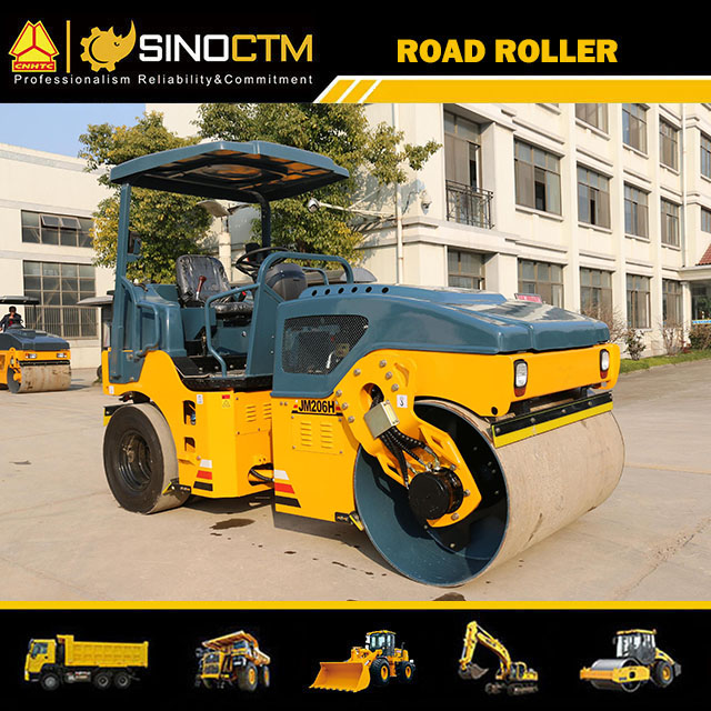 FULL HYDRAULIC TIRE COMBINED VIBRATORY ROLLER 6000kg