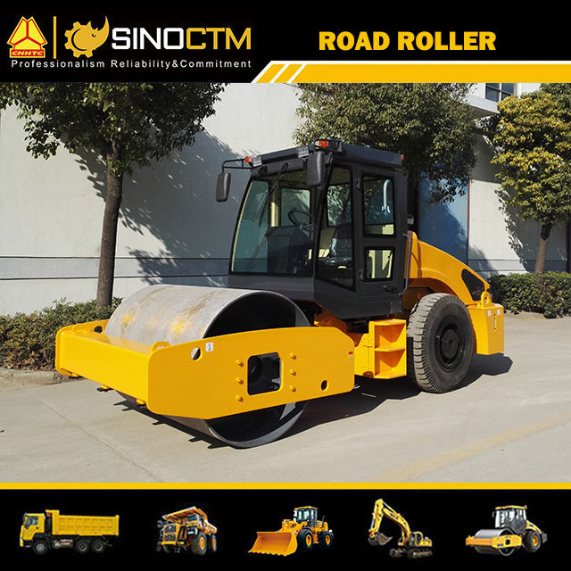 SINGLE DRUM VIBRATORY ROLLER 8000kg
