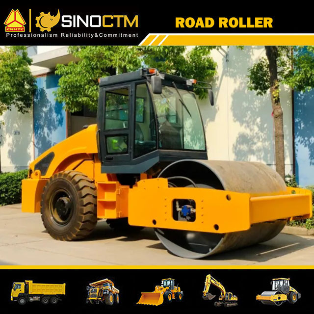 SINGLE DRUM VIBRATORY ROLLER 8000kg