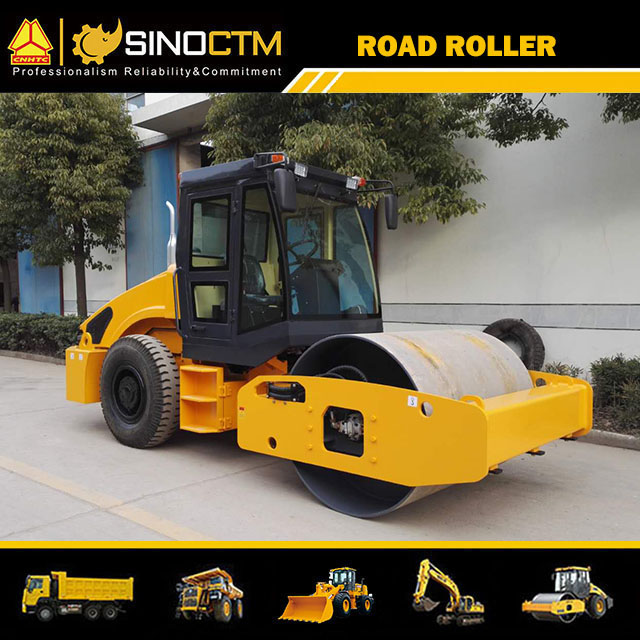 SINGLE DRUM VIBRATORY ROLLER 8000kg