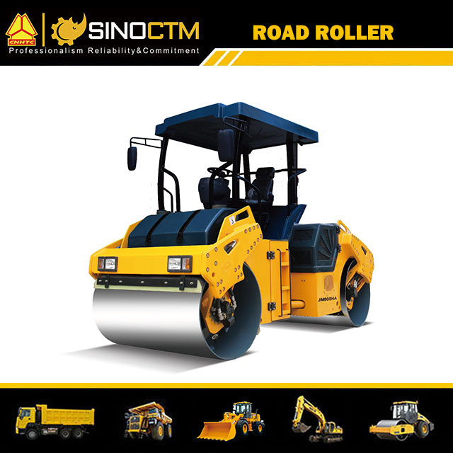 FULL HYDRAULIC DOUBLE DRUM VIBRATORY ROLLER 9000kg