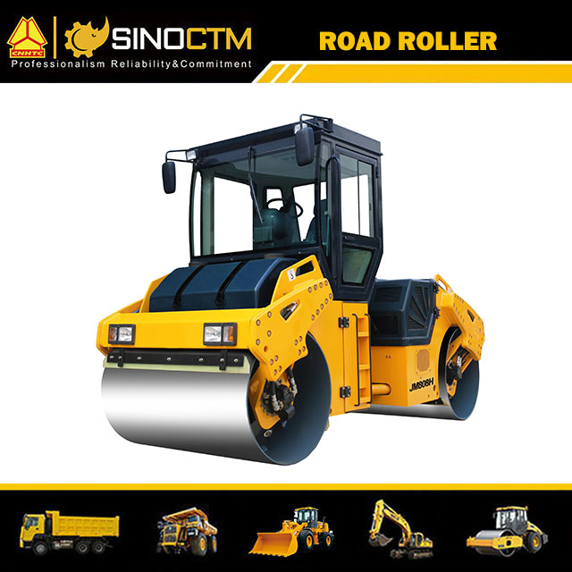 FULL HYDRAULIC DOUBLE DRUM VIBRATORY ROLLER 10000kg