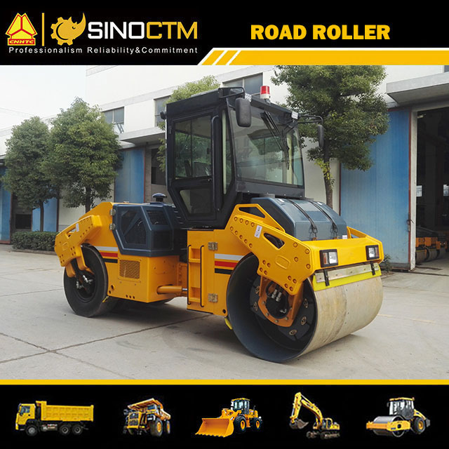 FULL HYDRAULIC TIRE COMBINED VIBRATORY ROLLER,Operating Weight:10000kg
