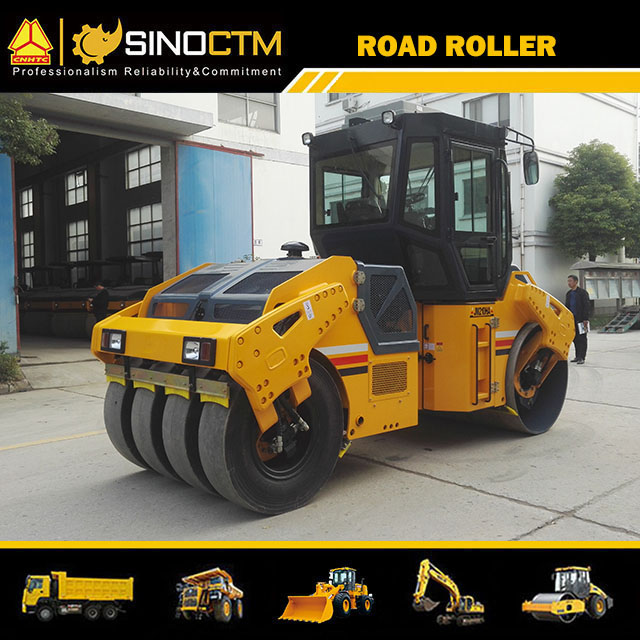 FULL HYDRAULIC TIRE COMBINED VIBRATORY ROLLER,Operating Weight:10000kg