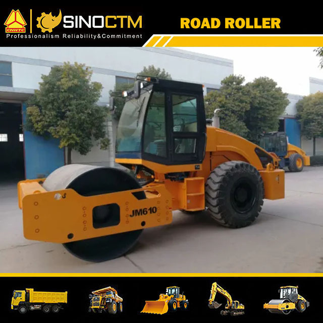 SINGLE DRUM VIBRATORY ROLLER,Operating Weight:10000kg