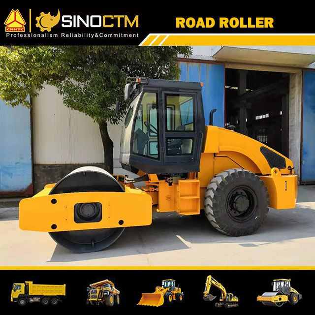 SINGLE DRUM VIBRATORY ROAD ROLLER 14T-26T