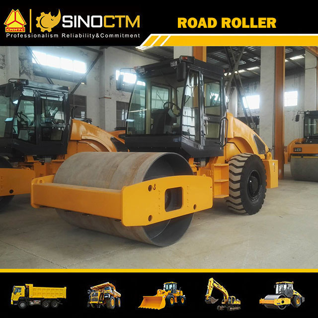 SINGLE DRUM VIBRATORY ROAD ROLLER 14T-26T