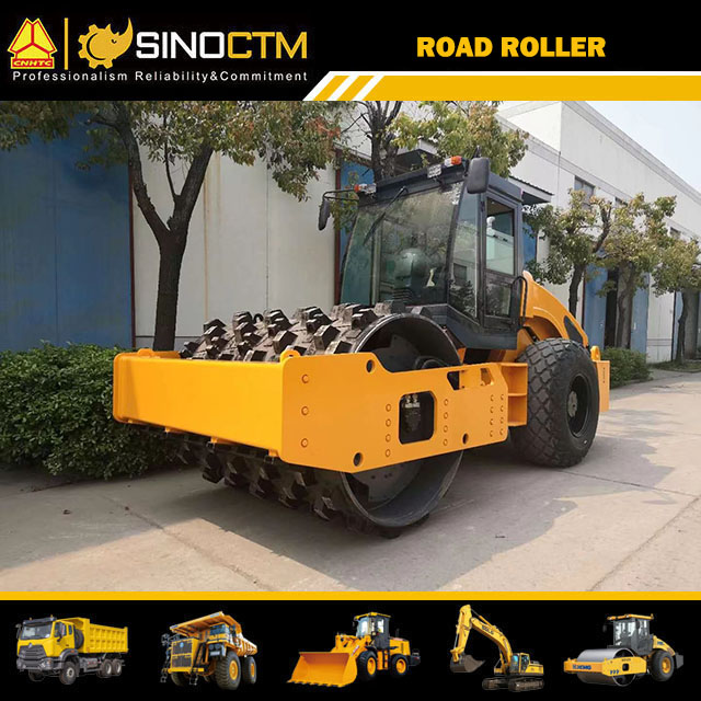 SINGLE DRUM VIBRATORY ROAD ROLLER 14T-26T