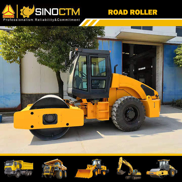 SINGLE DRUM VIBRATORY ROAD ROLLER 14T-26T