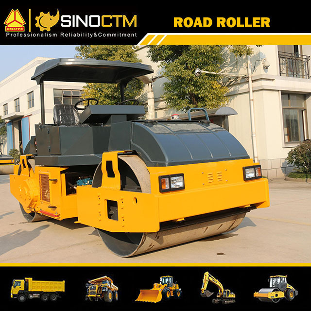 FULL HYDRAULIC DOUBLE DRUM VIBRATORY ROAD ROLLER 12T