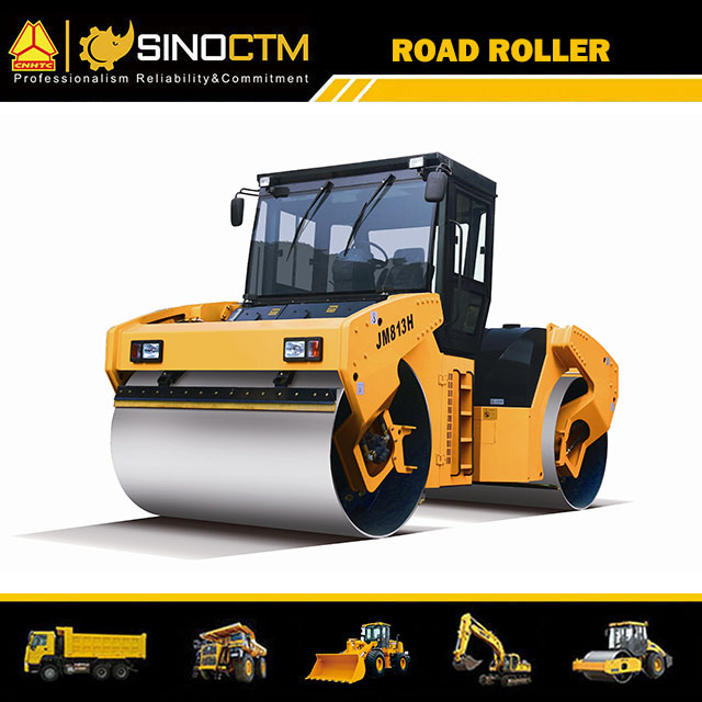 FULL HYDRAULIC DOUBLE DRUM VIBRATORY ROLLER 13T/14T