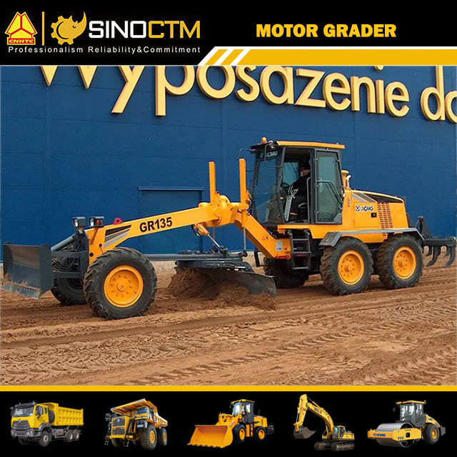 135HP Motor Grader Gr135 XCMG Road Grader
