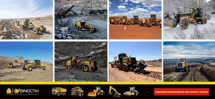 道路施工养护机械组合(23) 2.jpg Motor Grader Gr2405 250HP Mining Motor Grader Price