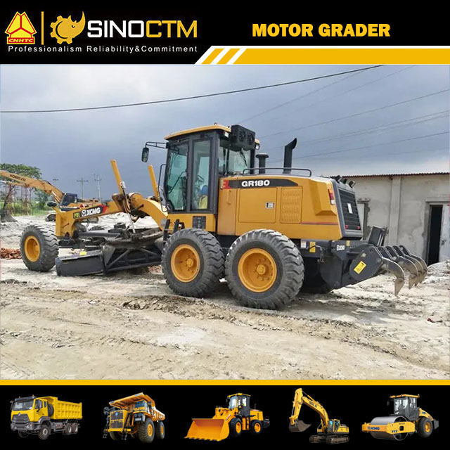 New 180HP XCMG Motor Grader for Sale Gr180