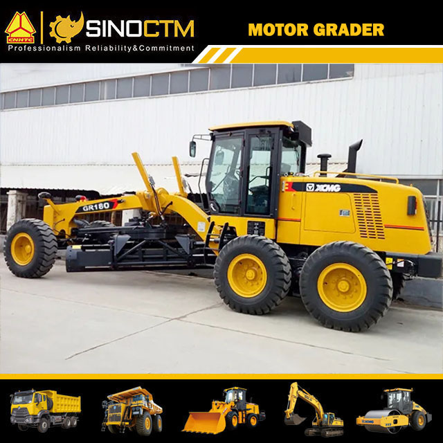 New 180HP XCMG Motor Grader for Sale Gr180