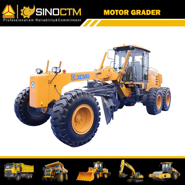 XCMG 200HP Large Motor Grader Gr2003 with Blade and Ripper