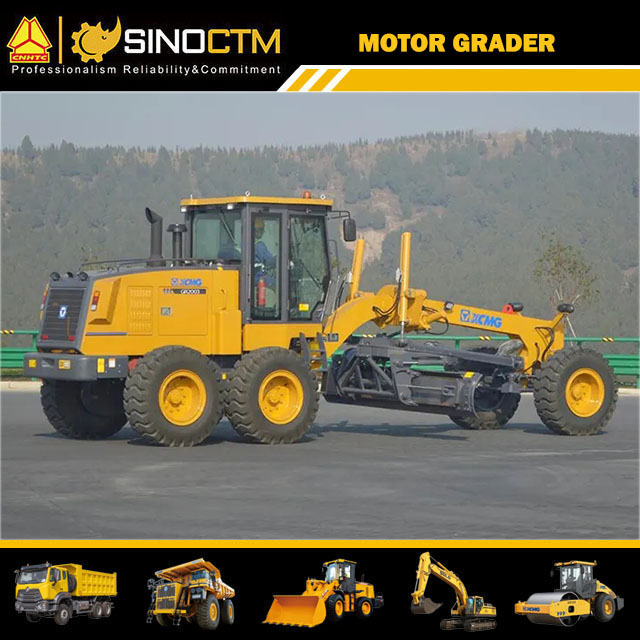 XCMG 200HP Large Motor Grader Gr2003 with Blade and Ripper