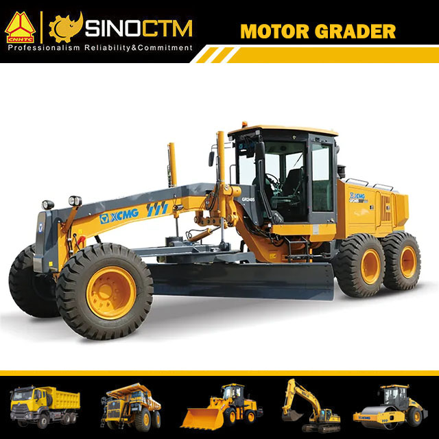 Motor Grader Gr2405 250HP Mining Motor Grader Price