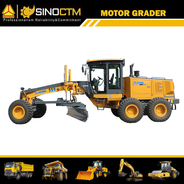Motor Grader Gr2405 250HP Mining Motor Grader Price