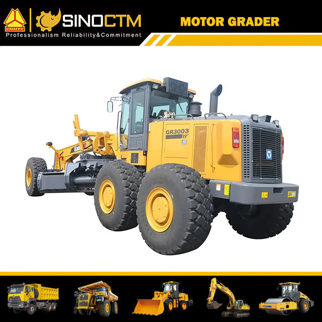 Auto Leveling Machinery 300HP Gr3003 Mining Motor Grader for Sale