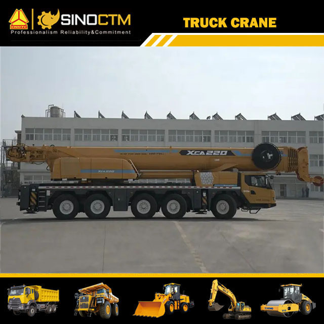 XCMG All Terrain Crane XCA220 200 Ton Mobile Truck Crane for Sale