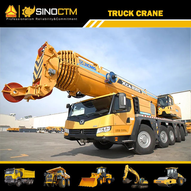 XCMG All Terrain Crane XCA220 200 Ton Mobile Truck Crane for Sale