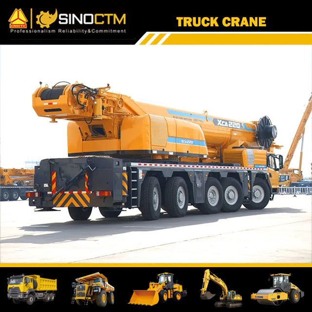 XCMG All Terrain Crane XCA220 200 Ton Mobile Truck Crane for Sale