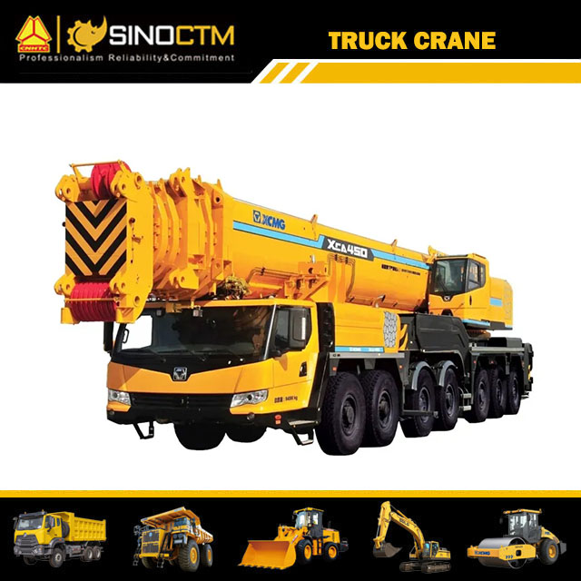 XCMG All terrain crane XCA450 450 ton truck crane with best price