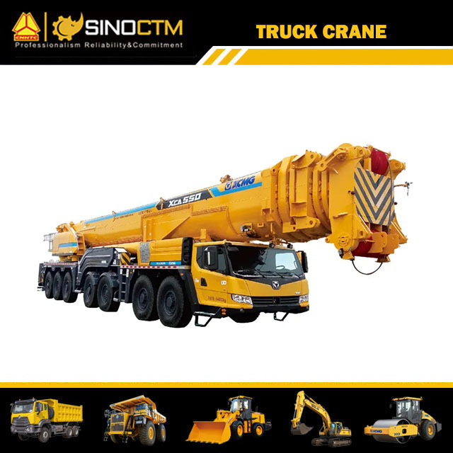 XCMG Official XCA550 all terrain crane 550 ton mobile crane price for sale