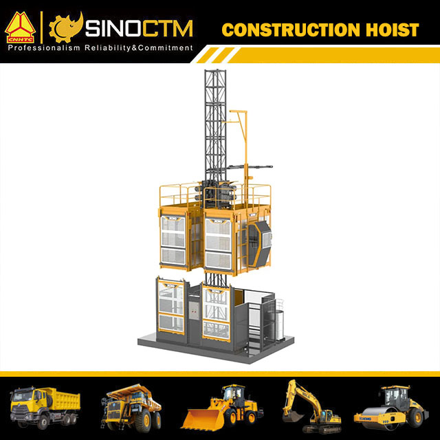 450m Sc200/200ms1 Double Cage Construction Lift Elevator Price
