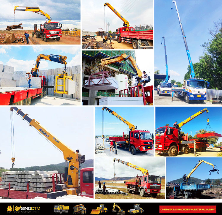 XCMG Official SQ5SK3Q 5 Ton Manipulator Crane Truck with Lifting Arm