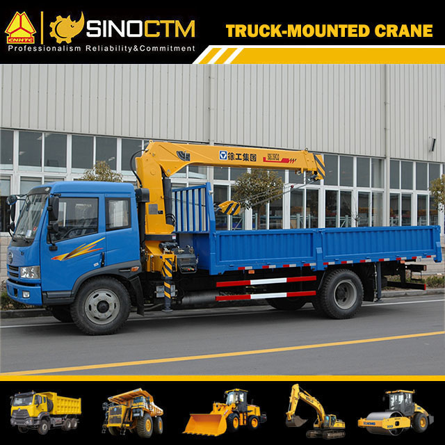 XCMG Telescoping Boom Crane SQ6.3SK2Q Truck Mounted Crane 6 ton for sale